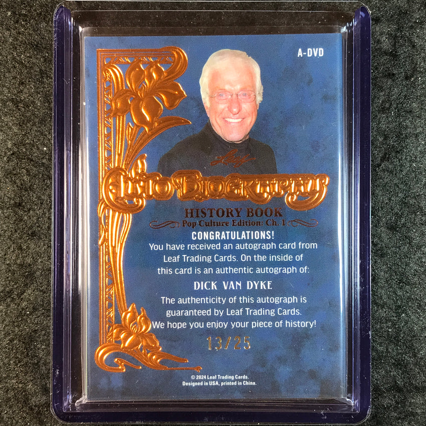 2024 Leaf History Book Pop Culture DICK VAN DYKE Autobiography Bronze 13/25