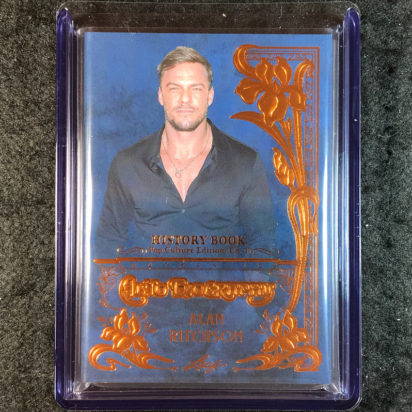 2024 Leaf History Book Pop Culture ALAN RITCHSON Autobiography Bronze 5/25