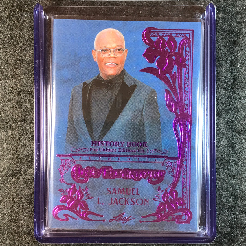 2024 Leaf History Book Pop Culture SAMUEL L. JACKSON Autobiography Purple 4/10
