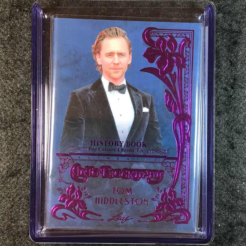2024 Leaf History Book Pop Culture TOM HIDDLESTON Autobiography Purple 1/10