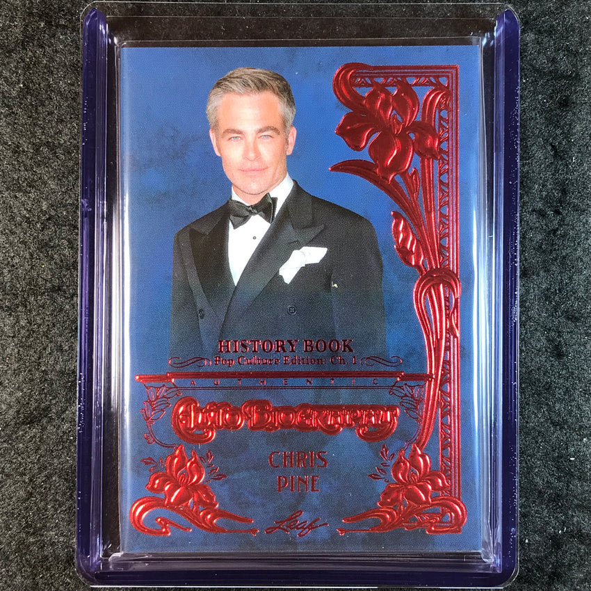 2024 Leaf History Book Pop Culture CHRIS PINE Autobiography Red 2/3