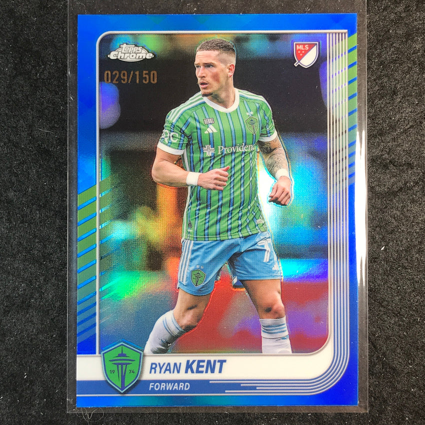 2025 Topps Chrome MLS RYAN KENT Base Blue /150 #22