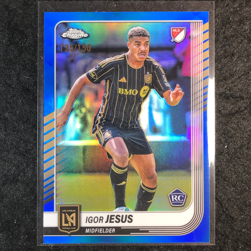 2025 Topps Chrome MLS IGOR JESUS Rookie Base Blue /150 #23