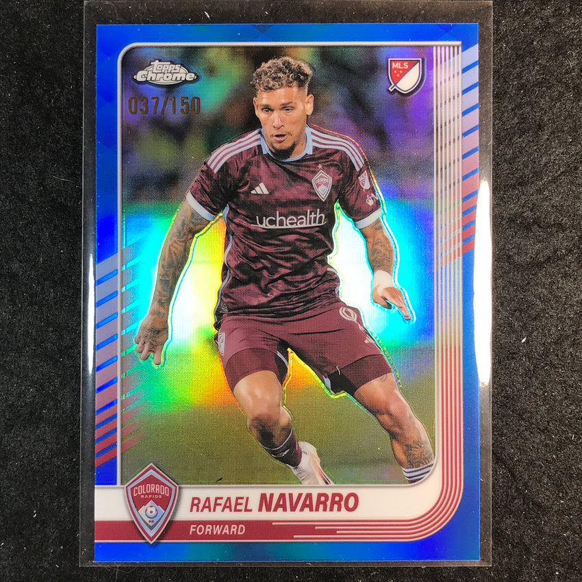 2025 Topps Chrome MLS RAFAEL NAVARRO Base Blue /150 #29