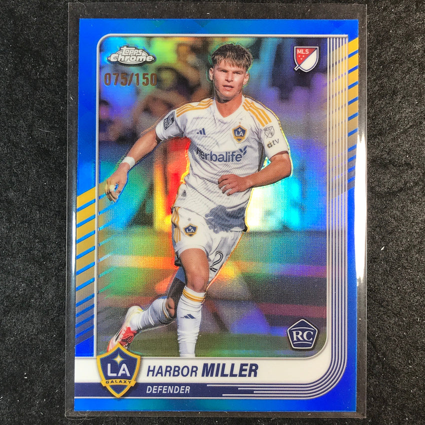 2025 Topps Chrome MLS HARBOR MILLER Rookie Base Blue /150 #49