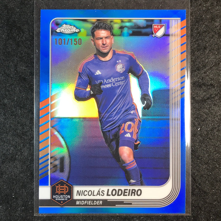 2025 Topps Chrome MLS NICOLAS LODEIRO Base Blue /150 #55