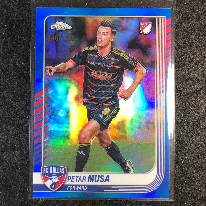 2025 Topps Chrome MLS PETAR MUSA Base Blue /150 #61