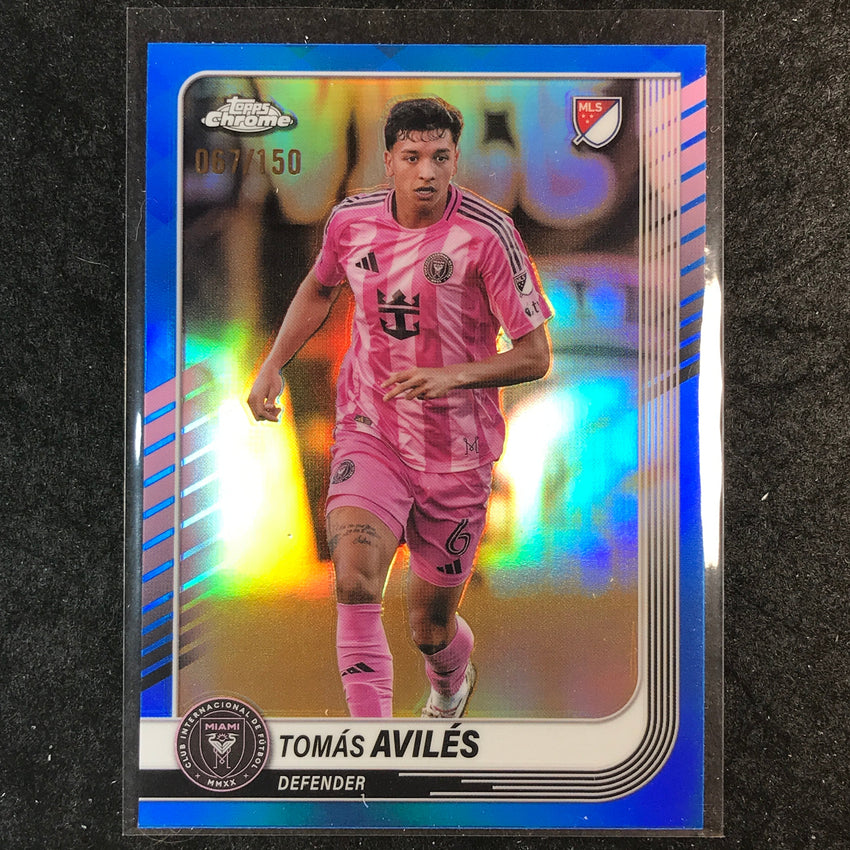 2025 Topps Chrome MLS TOMAS AVILES Base Blue /150 #72