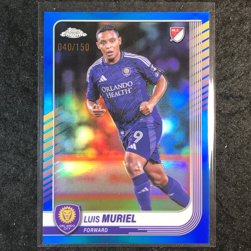 2025 Topps Chrome MLS LUIS MURIEL Base Blue /150 #74