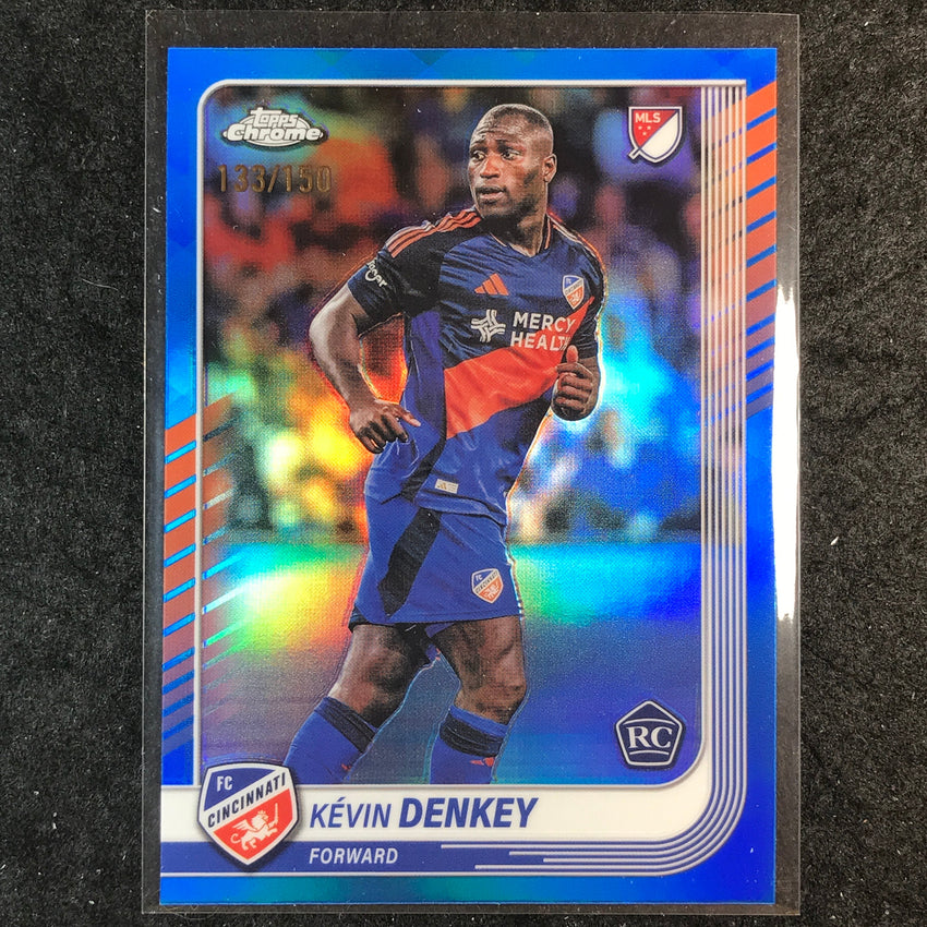2025 Topps Chrome MLS KEVIN DENKEY Rookie Base Blue /150 #87