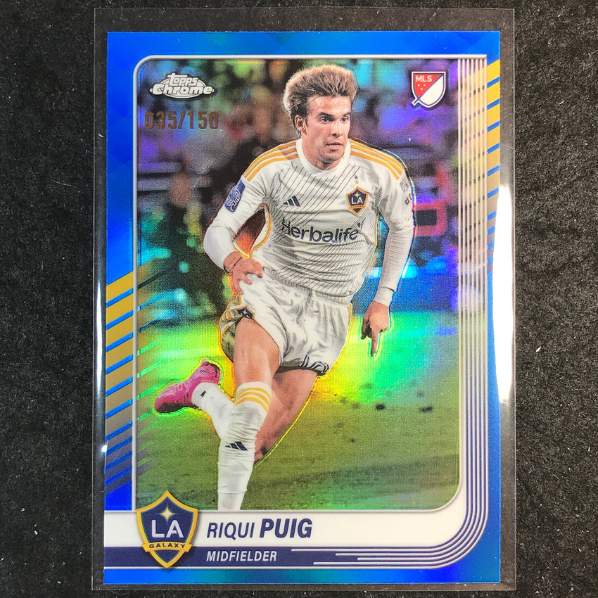 2025 Topps Chrome MLS RIQUI PUIG Base Blue /150 #93