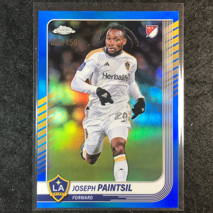 2025 Topps Chrome MLS JOSEPH PAINTSIL Base Blue /150 #114