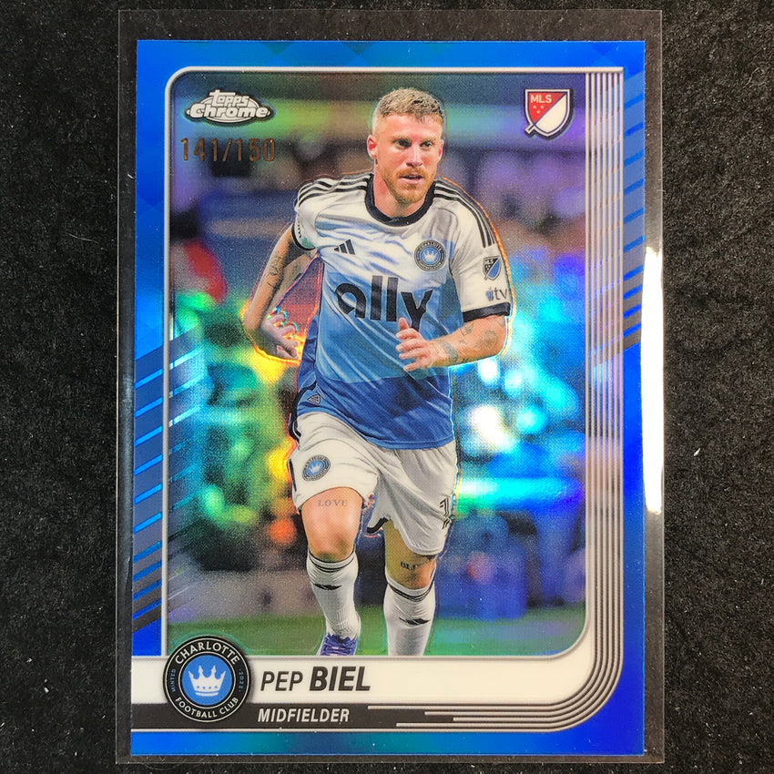 2025 Topps Chrome MLS PEP BIEL Base Blue /150 #117