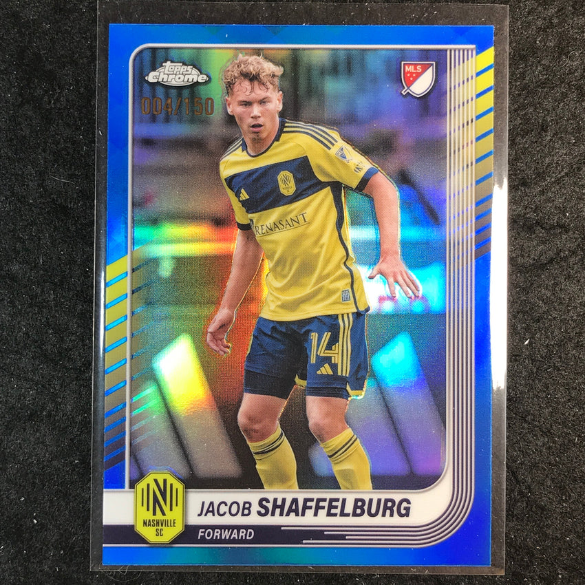 2025 Topps Chrome MLS JACOB SHAFFELBURG Base Blue /150 #141