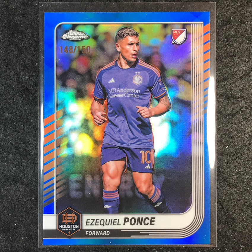 2025 Topps Chrome MLS EZEQUIEL PONCE Base Blue /150 #155
