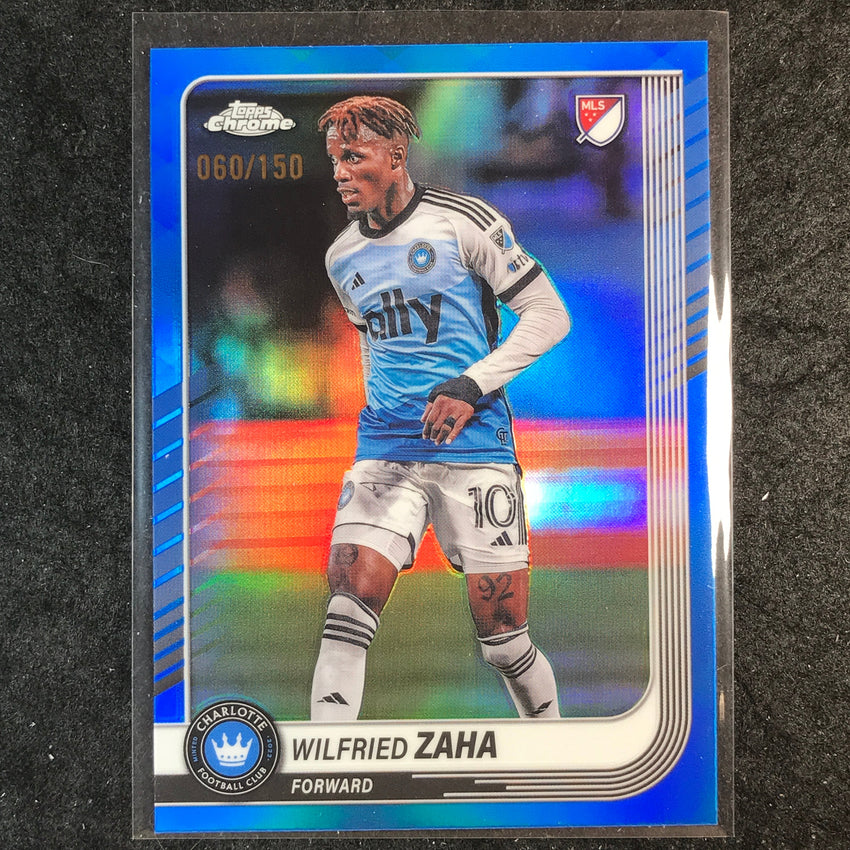 2025 Topps Chrome MLS WILFRIED ZAHA Base Blue /150 #172