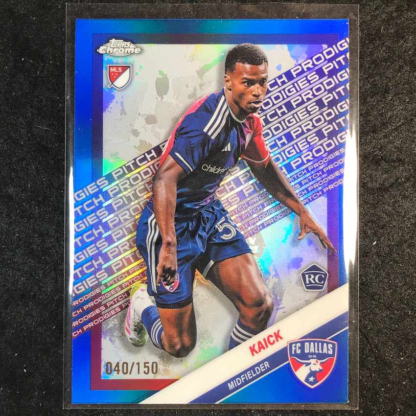2025 Topps Chrome MLS KAICK Rookie Pitch Prodigies Blue /150 #200