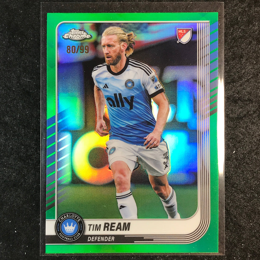 2025 Topps Chrome MLS TIM REAM Base Green 80/99 #59