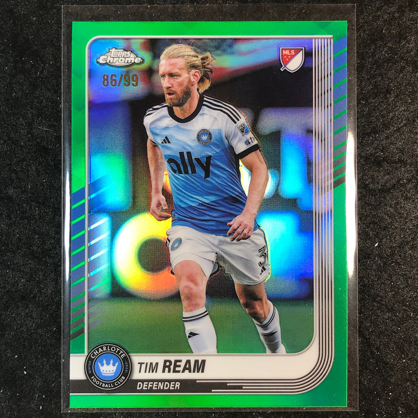 2025 Topps Chrome MLS TIM REAM Base Green 86/99 #59