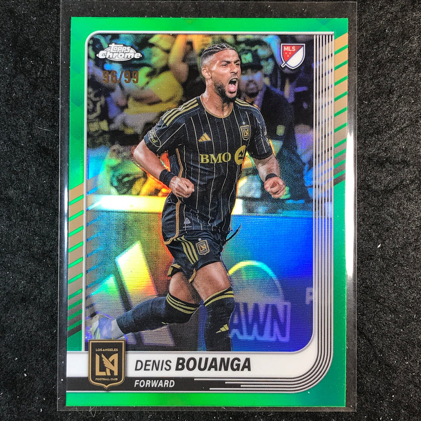 2025 Topps Chrome MLS DENIS BOUANGA Base Green 96/99 #99