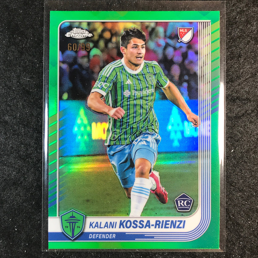 2025 Topps Chrome MLS KALANI KOSSA-REINZ Rookie Base Green 60/99 #118