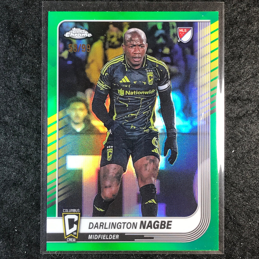 2025 Topps Chrome MLS DARLINGTON NAGBE Base Green 53/99 #123