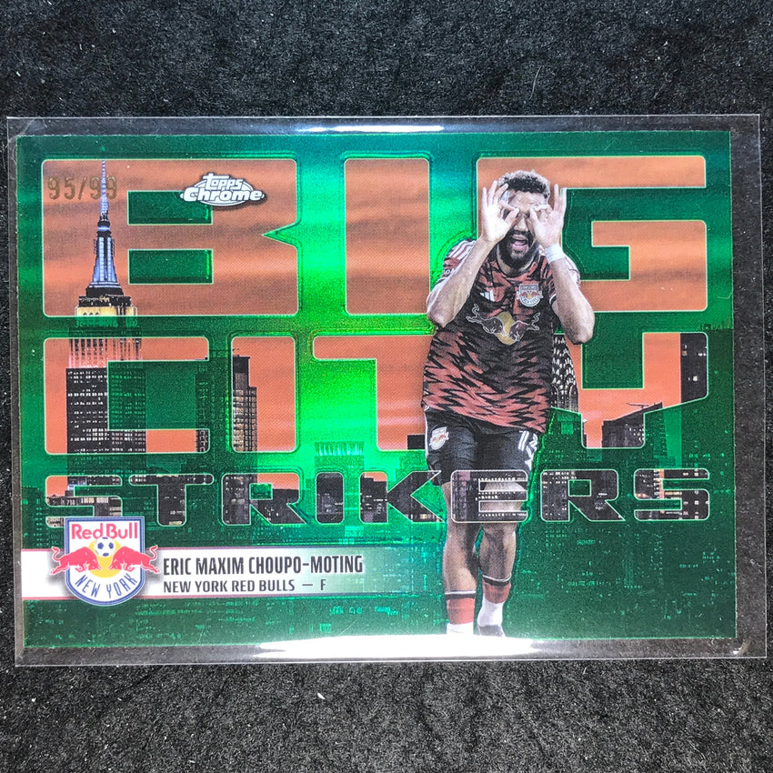 2025 Topps Chrome MLS ERIC MAXIM CHOUPO Big City Strikers Green 95/99 #7