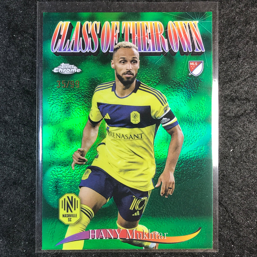 2025 Topps Chrome MLS HANY MUKHTAR Class of Their Own Green 35/99 #16