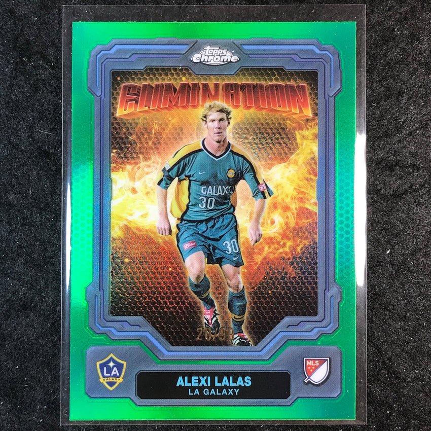 2025 Topps Chrome MLS ALEXI LALAS Elimination Green 20/99 #30
