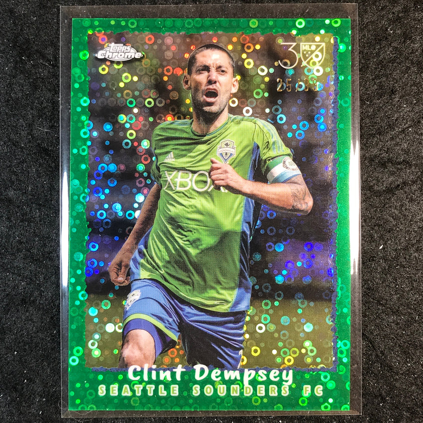 2025 Topps Chrome MLS CLINT DEMPSEY Topps 1995 Green 25/99 #6
