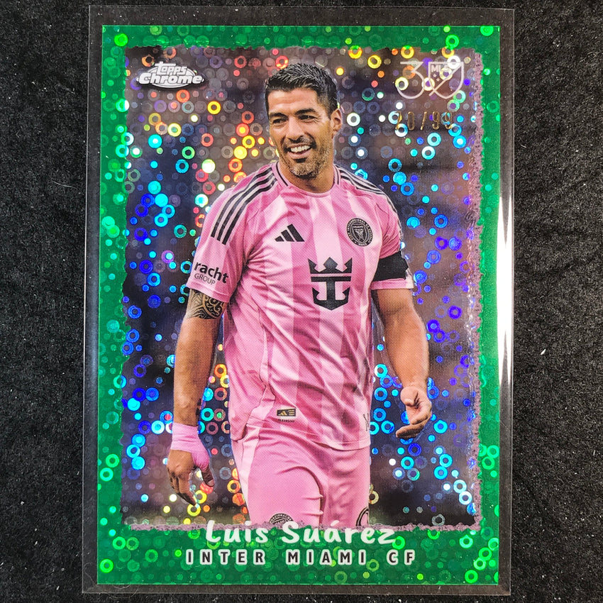 2025 Topps Chrome MLS LUIS SUAREZ Topps 1995 Green 70/99 #29