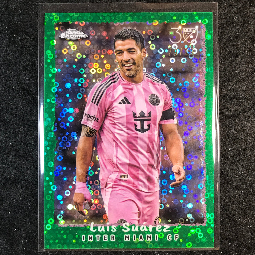 2025 Topps Chrome MLS LUIS SUAREZ Topps 1995 Green 79/99 #29