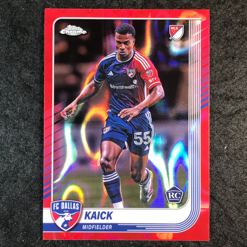 2025 Topps Chrome MLS KAICK Rookie Base Red Lava #37