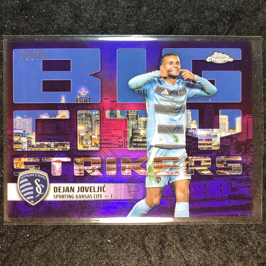 2025 Topps Chrome MLS DEJAN JOVELJIC Big City Strikers Purple 53/75 #2