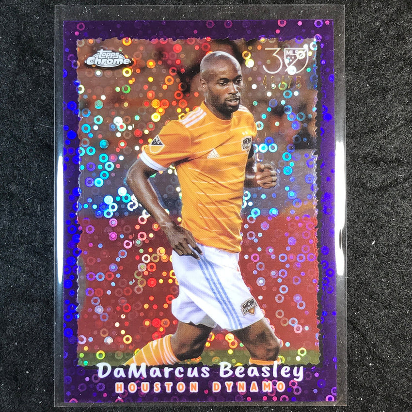 2025 Topps Chrome MLS DAMARCUS BEASLEY Topps 1995 Purple 48/75 #2