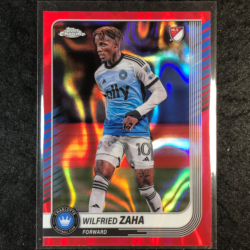 2025 Topps Chrome MLS WILFRIED ZAHA Base Red Lava #172