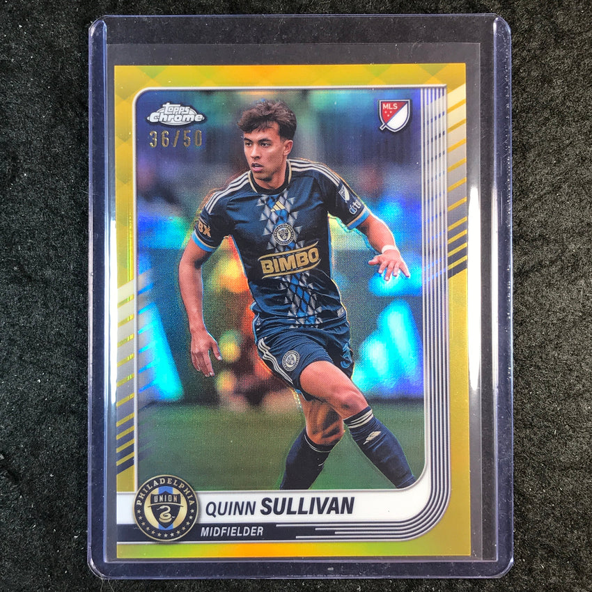 2025 Topps Chrome MLS QUINN SULLIVAN Base Gold 36/50 #86