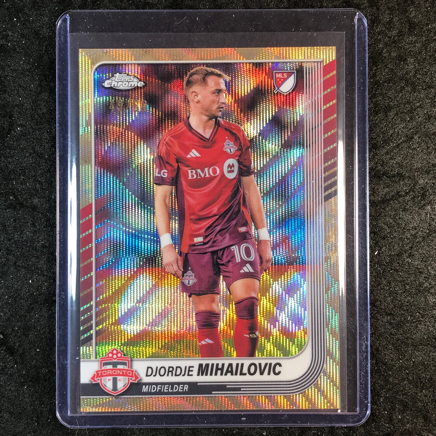 2025 Topps Chrome MLS DJORDJE MIHAILOVIC Base Gold Wave 49/50 #4