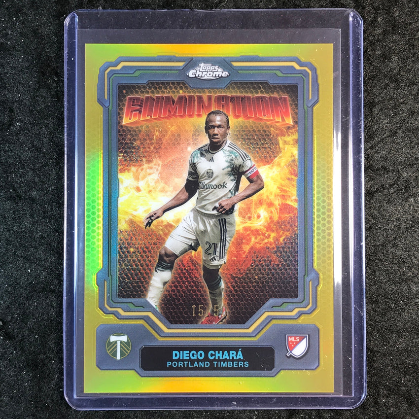 2025 Topps Chrome MLS DIEGO CHARA Elimination Gold 15/50 #14