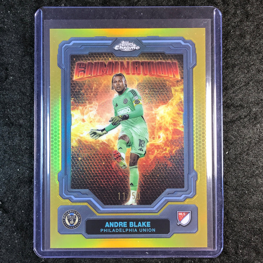 2025 Topps Chrome MLS ANDRE BLAKE Elimination Gold 11/50 #19