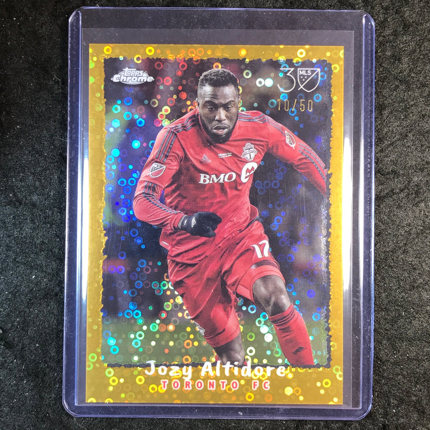 2025 Topps Chrome MLS JOZY ALTIDORE Topps 1995 Gold 10/50 #4