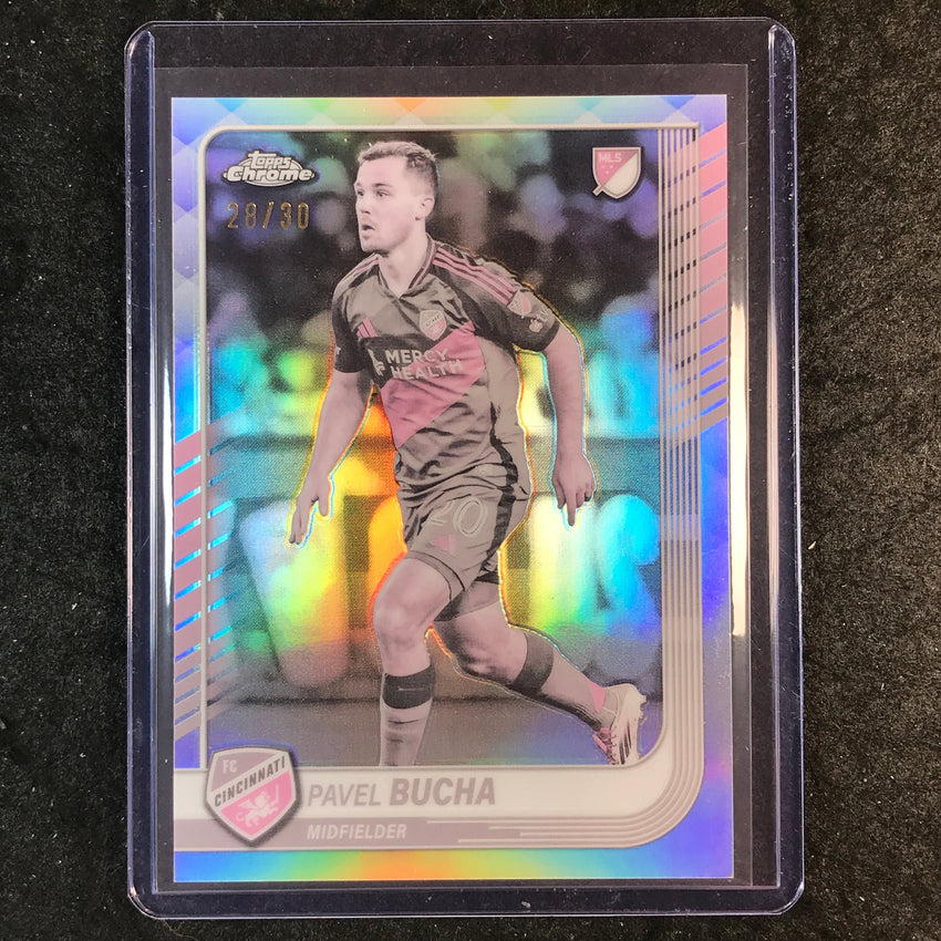 2025 Topps Chrome MLS PAVEL BUCHA Base Pearl 28/30 #21
