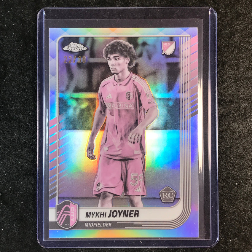 2025 Topps Chrome MLS MYKHI JOYNER Rookie Base Pearl 22/30 #158