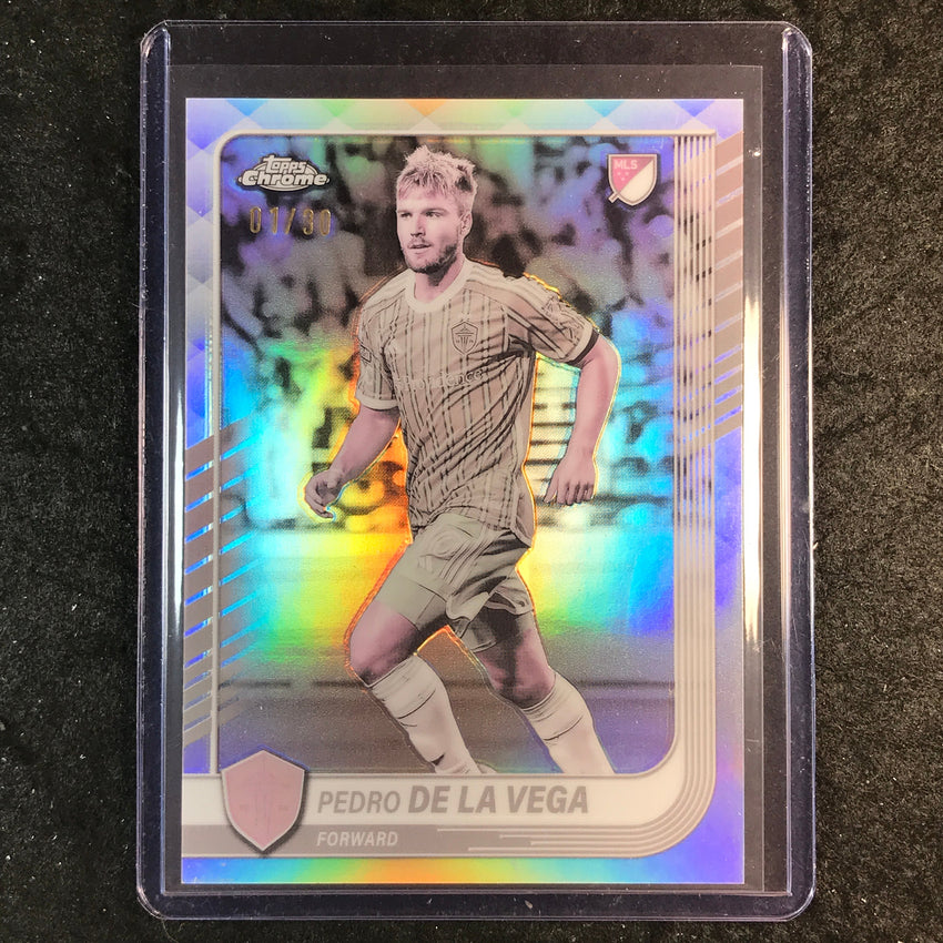 2025 Topps Chrome MLS PEDRO DE LA VEGA Base Pearl 1/30 #166
