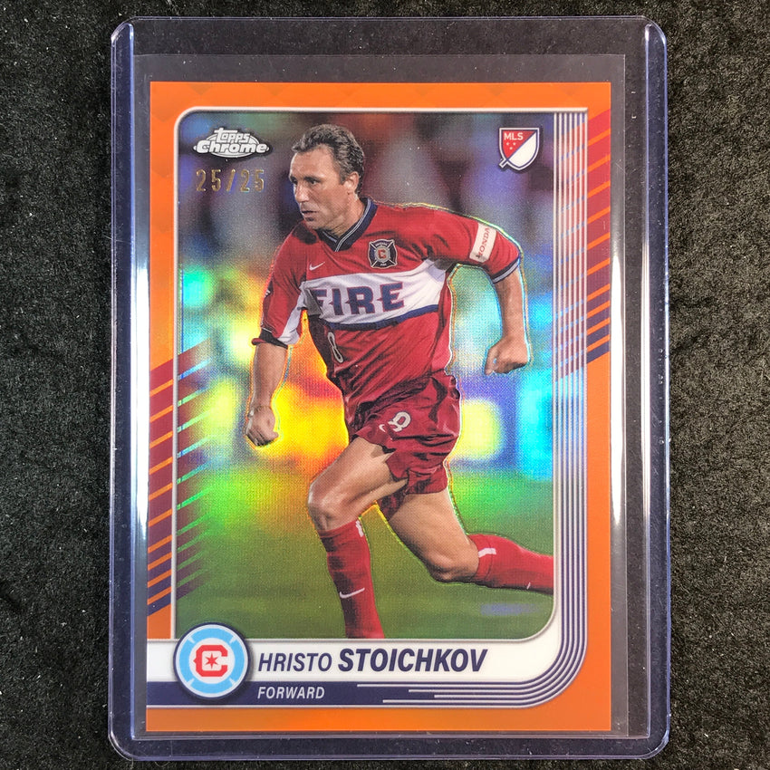 2025 Topps Chrome MLS HRISTO STOICHKOV Rookie Base Orange 25/25 #84