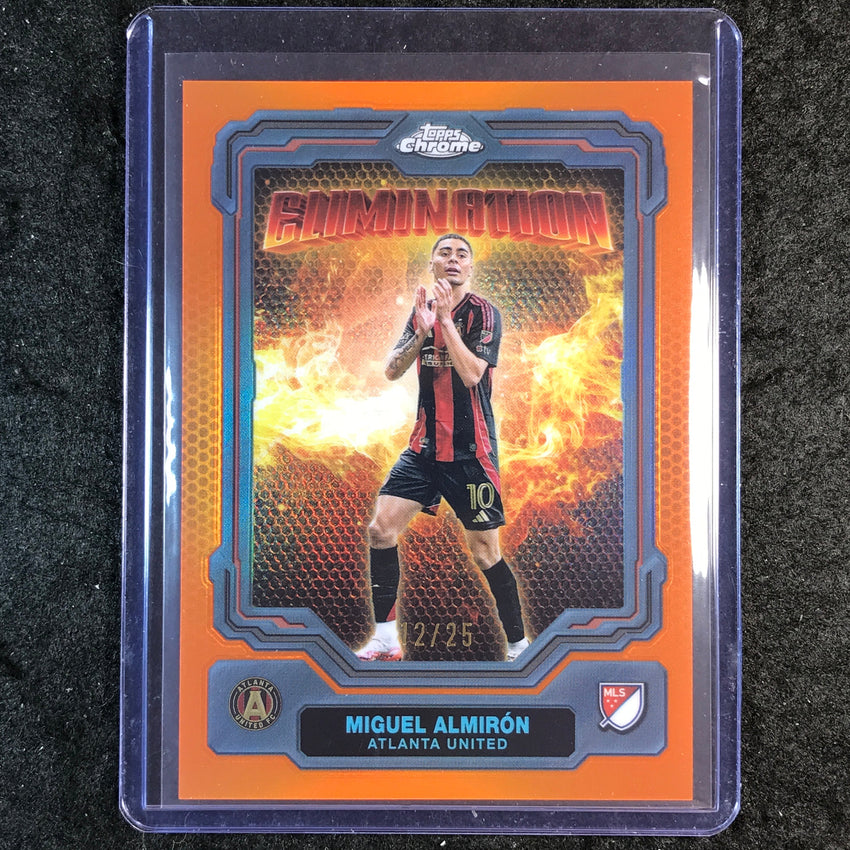2025 Topps Chrome MLS MIGUEL ALMIRON Elimination Orange 12/25 #2