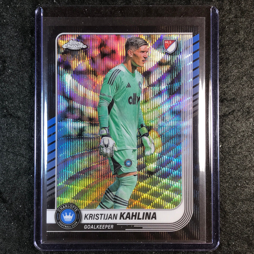 2025 Topps Chrome MLS KRISTIJAN KAHLINA Base Black Wave 8/10 #5