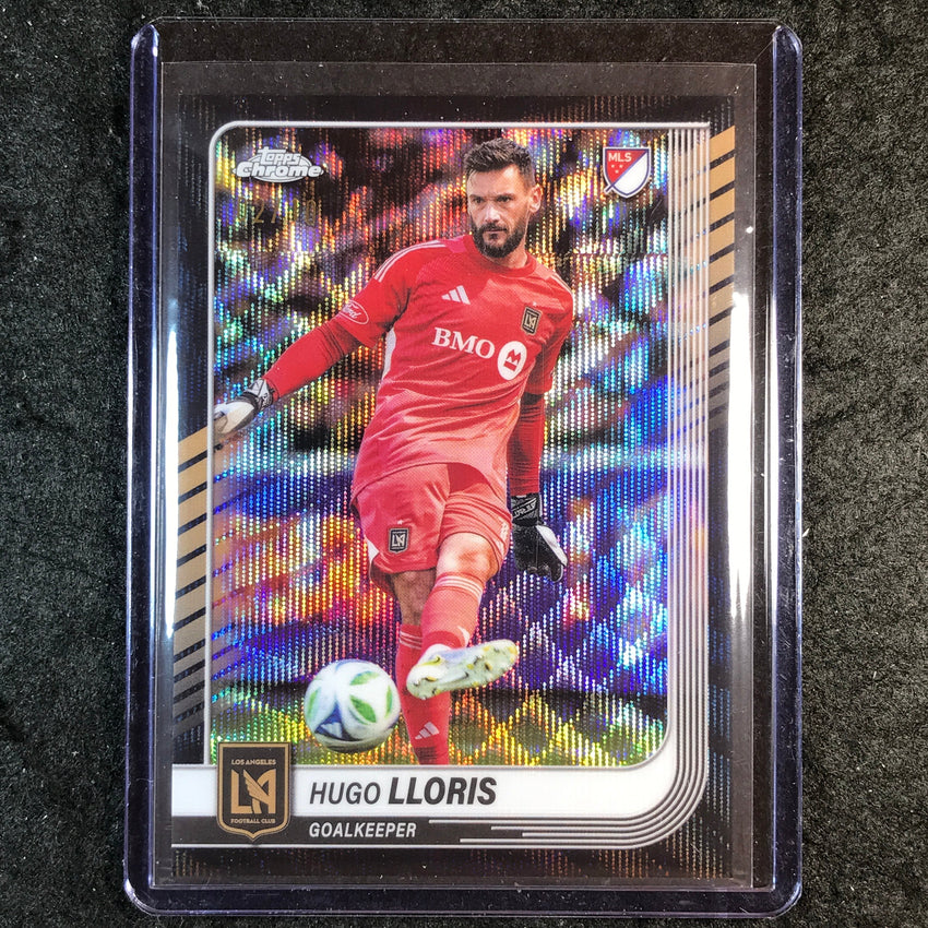 2025 Topps Chrome MLS HUGO LLORIS Base Black Wave 2/10 #50