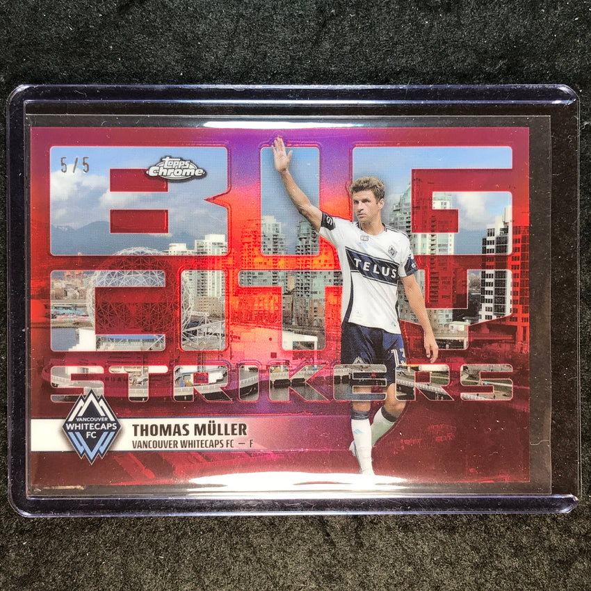 2025 Topps Chrome MLS THOMAS MULLER Big City Strikers Red 5/5 #3