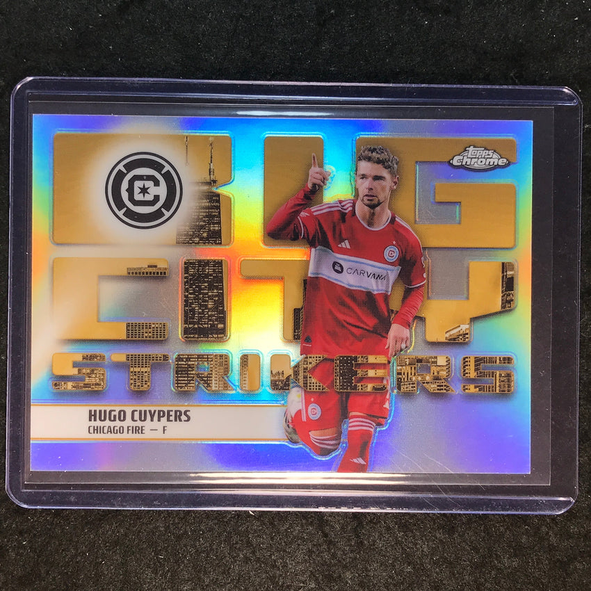 2025 Topps Chrome MLS HUGO CUYPERS Big City Strikers Skylight Variation SSP #8